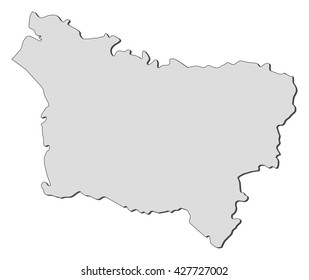 Map - Picardy (France)