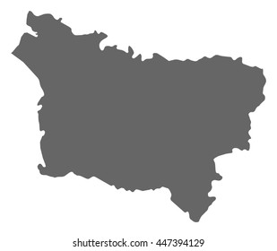 Map - Picardy (France)