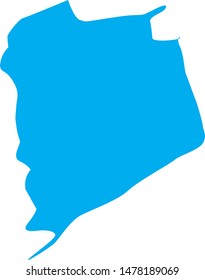 Map of Pickens County in the state of South Carolina