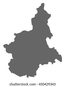 Map - Piemont (Italy)