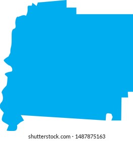 map of Pike County in georgia state in usa