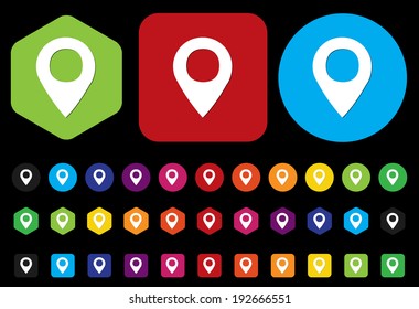 map pin button