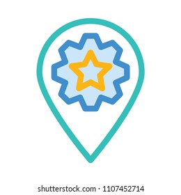 map pin configure 
