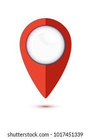 Map pin flat design style modern icon,GPS location symbol. pointer minimal vector symbol, marker sign. Vector illustration.