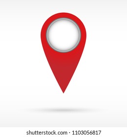 Map pin flat design style modern icon, pointer minimal vector symbol, marker sign Map pin flat design style modern icon, pointer minimal vector symbol, marker sign