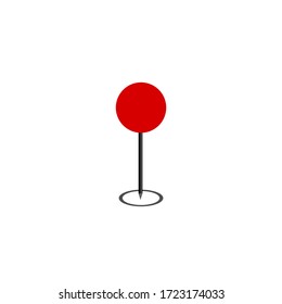 Map pin flat design style modern icon vector