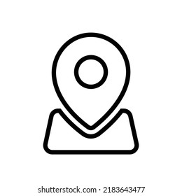 Map pin GEO, GPS location icon