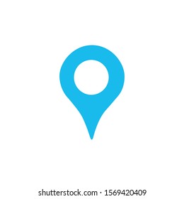 Map pin GPS Destination icon. navigation marker. Stock Vector illustration isolated on white background.