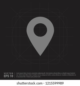 Map pin icon 