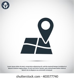 Map pin icon