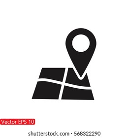 Map pin icon