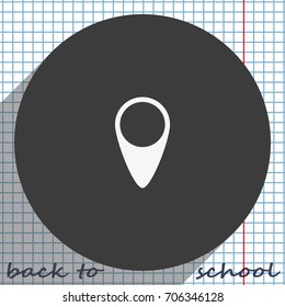 Map pin icon.