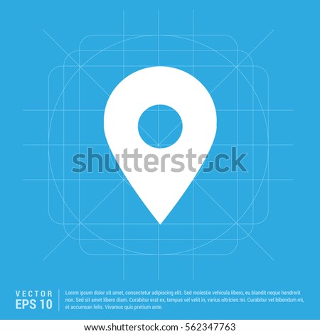Map pin icon