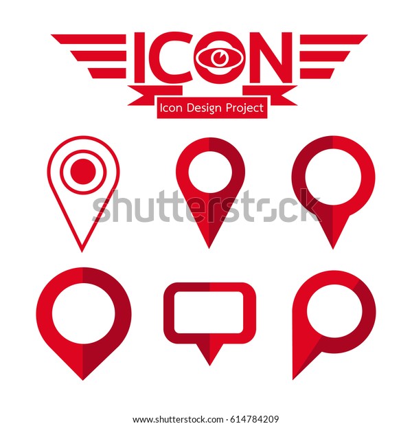 Map Pin Icon 600w 614784209 