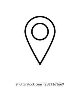 Map pin icon Art design illustration