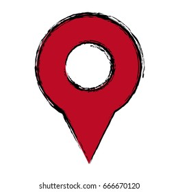 map pin icon direction gps element search