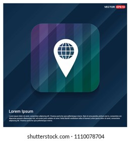 Map pin icon - Free vector icon