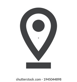 Map Pin Icon for Graphic Design Projects