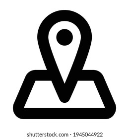Map Pin Icon for Graphic Design Projects