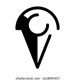 map pin icon isolated sign symbol vector illustration - high quality black style vector icons
