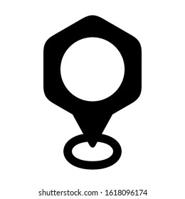 map pin icon isolated sign symbol vector illustration - high quality black style vector icons
