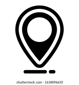 map pin icon isolated sign symbol vector illustration - high quality black style vector icons
