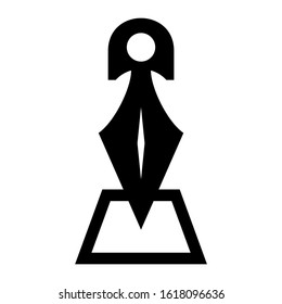map pin icon isolated sign symbol vector illustration - high quality black style vector icons
