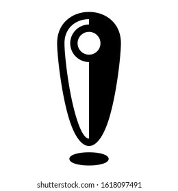 map pin icon isolated sign symbol vector illustration - high quality black style vector icons
