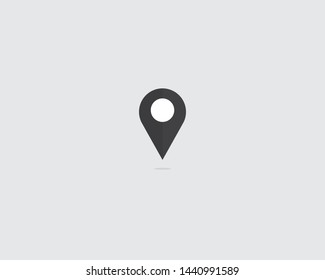 Map pin icon. Location mark sign. Location Icon vector. Flat design. Vector illustration