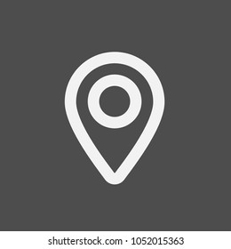 Map pin icon, location marker