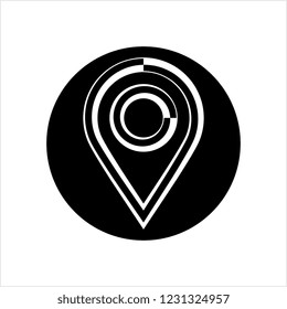 Map Pin Icon, Location Marker Pin On The Map Vector Art Illustration