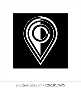 Map Pin Icon, Location Marker Pin On The Map Vector Art Illustration