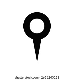 Icono de pin de mapa. Locación pin en el mapa. Punto GPS. Vector	