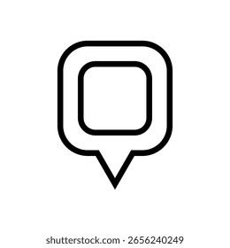 Map pin icon. Location pin on map. GPS point. Vector	