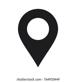 map pin icon, location pin vector icon, flat design best map pin icon 