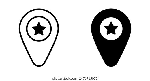 Map Pin icon set. for mobile concept and web design. vector illustration