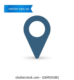 map pin. map pin icon. sign design. Vector EPS 10.