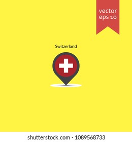 map pin. map pin icon. sign design. Vector EPS 10.
