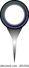 map pin icon vector art