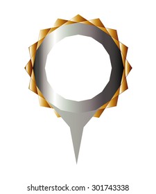 map pin icon vector art