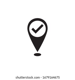 Map Pin Icon Vector Design Template And Illustrator