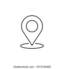 Map Pin icon. Vector Illustration