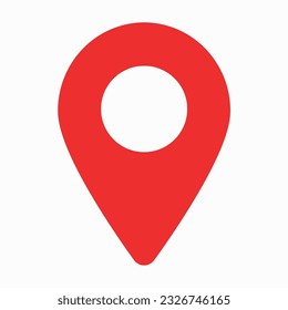 Map pin icon vector illustration. stock illustration
