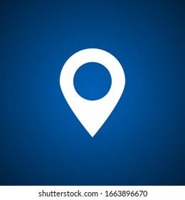 Map Pin icon. Vector illustrator
