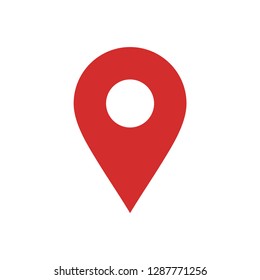 Map pin icon vector. Map marker vector