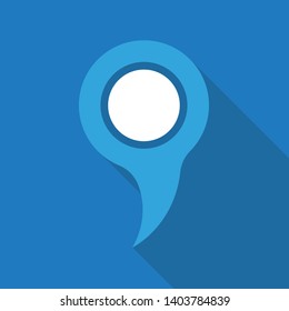 Map pin icon vector. Map marker vector