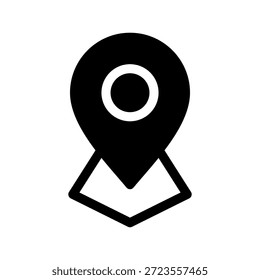 Map Pin Icon Vector Symbol Design Illustration