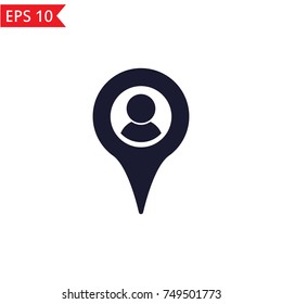 Map pin icon Vetor.
