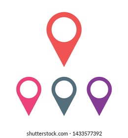 Map pin icon, for your website design