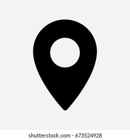 Map pin Icon.Location pin Icon.Gps icon